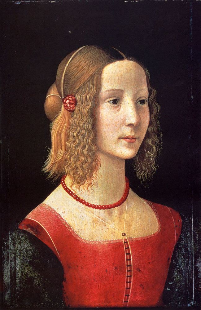 Domenico Ghirlandaio Portrait of a Girl Domenico Ghirlandaio WikiArtorg