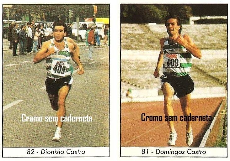 Domingos Castro Cromo sem caderneta 354 DIONSIO CASTRO 355 DOMINGOS