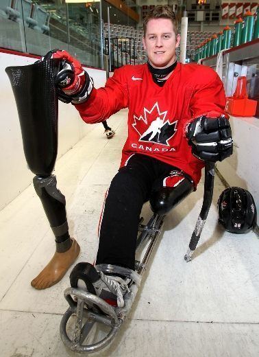 Dominic Larocque Afghanistan vet leads sledgehockey team into Paralympics