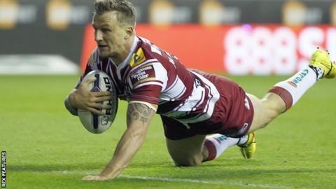 Dominic Manfredi Dom Manfredi Wigan Warriors winger ruled out for the season BBC Sport