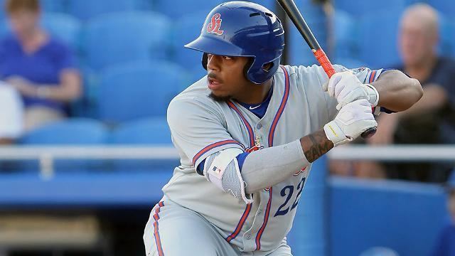Dominic Smith (baseball) New York Mets prospect Dominic Smith keeps slugging for St
