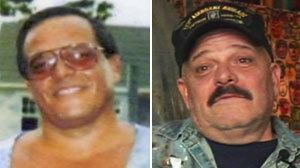 On the left is Dominick Montiglio smiling and wearing brown shades while on the right is Dominick Montiglio wearing black cap and denim jacket