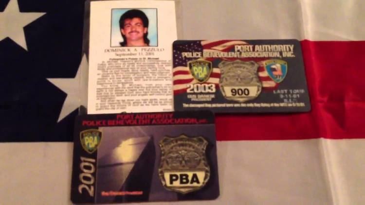 Dominick Pezzulo's ID and police badge in the documentary Remembering Officer Dominick Pezzulo.