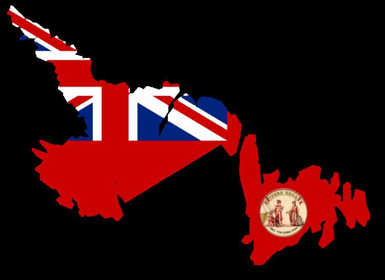 Dominion of Newfoundland FileFlag Map of the Dominion of Newfoundland 1907 1949png