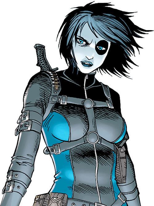 Domino (comics) Domino Marvel Comics XForce Neena Thurman Profile