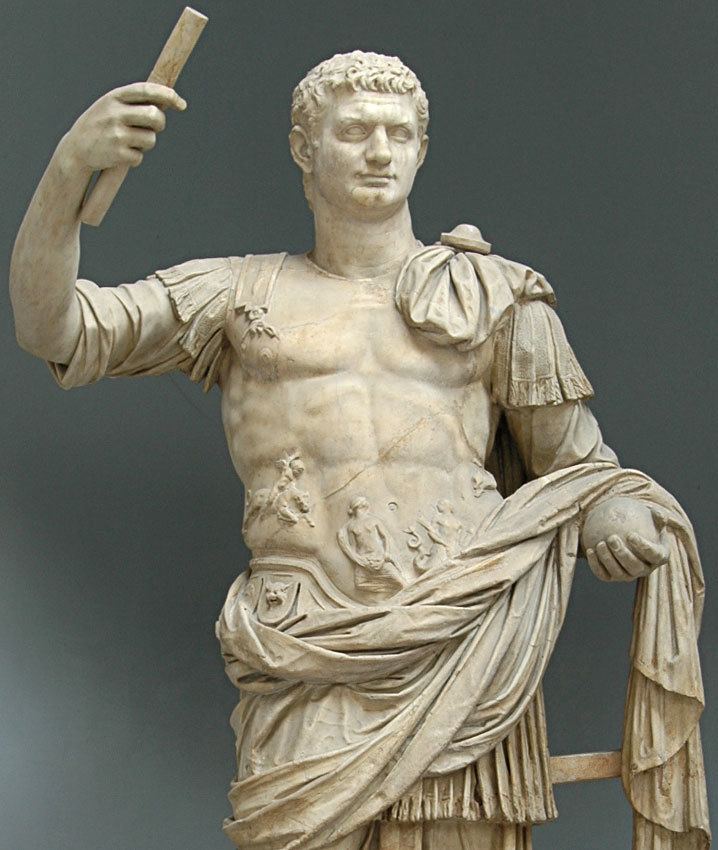 Domitian Statue of the emperor Domitian Detail Rome Vatican