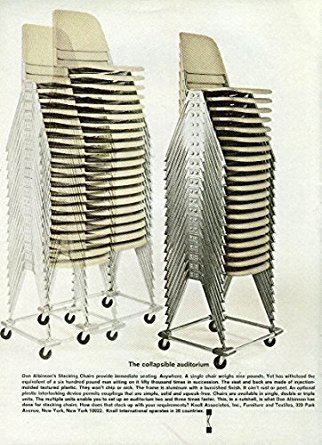 Don Albinson The collapsible auditorium Don Albinson Stacking Chair