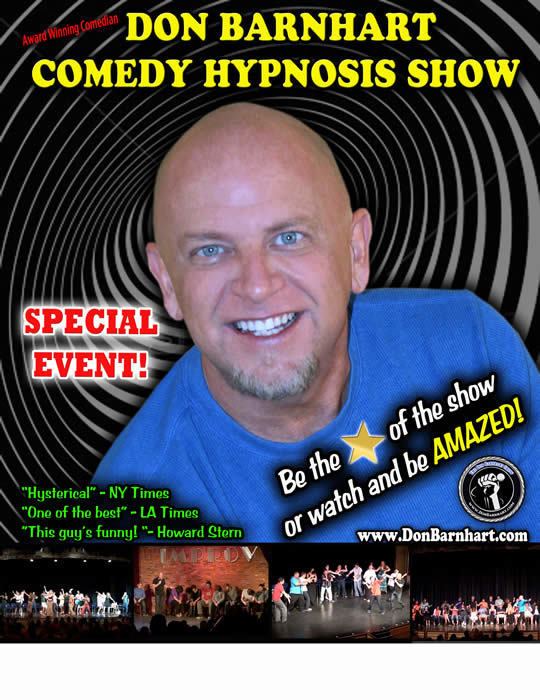 Don Barnhart Don Barnhart Comedian Author Actor Filmmaker Hypnotist Comedy