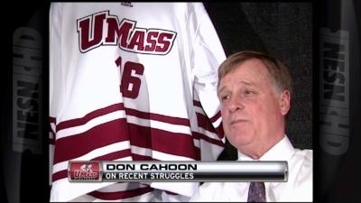 Don Cahoon Don Cahoon Breaks Down UMass Second Half Struggles Hockey East