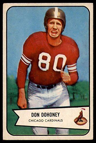 Don Dohoney Amazoncom Football NFL 1954 Bowman 24 Don Dohoney EX Excellent