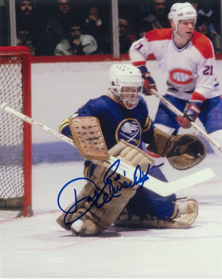 Don Edwards (ice hockey) Don Edwards Autographed Buffalo Sabres 8x10 CCM Photo DA Card World