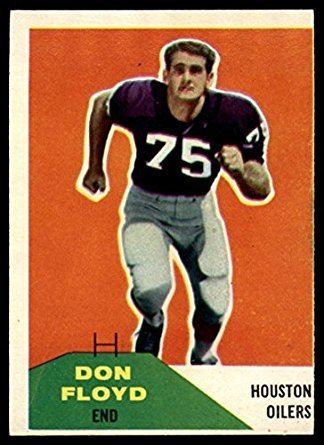 Don Floyd Amazoncom Football NFL 1960 Fleer 113 Don Floyd NRMT oc Oilers