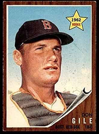 Don Gile Amazoncom Baseball MLB 1962 Topps 244 Don Gile EXNM Red Sox