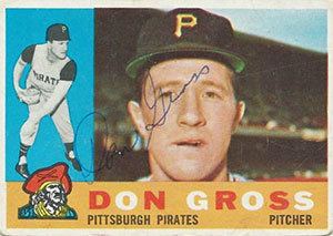 Don Gross (baseball) wwwbaseballalmanaccomplayerspicsdongrossau