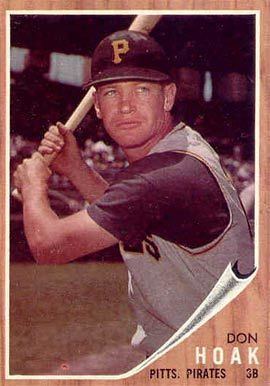 Don Hoak 1962 Topps Don Hoak 95 Baseball Card Value Price Guide