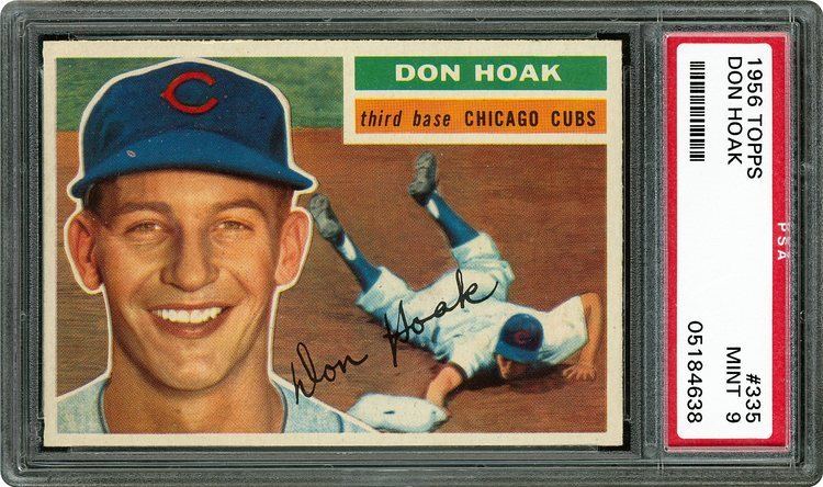 Don Hoak 1956 Topps Don Hoak PSA CardFacts
