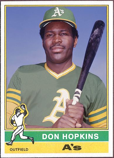 Don Hopkins (baseball) WHEN TOPPS HAD BASEBALLS MISSING IN ACTION 1976 DON HOPKINS