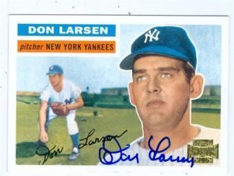 Don Larsen Don Larsen Baseball Cards Topps Fleer Upper Deck Trading Cards