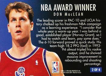Don MacLean (basketball) The Trading Card Database Don MacLean Gallery