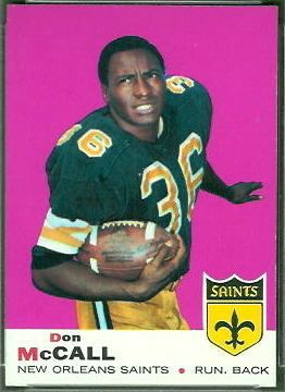 Don McCall Don McCall rookie card 1969 Topps 83 Vintage Football Card Gallery
