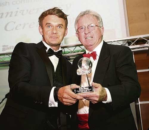 Don Mescall Don Mescall receives his Irish World Award for Outstanding