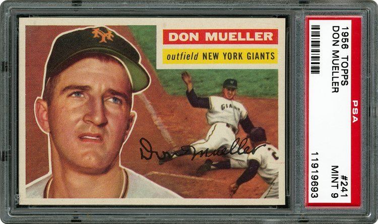 Don Mueller 1956 Topps Don Mueller PSA CardFacts
