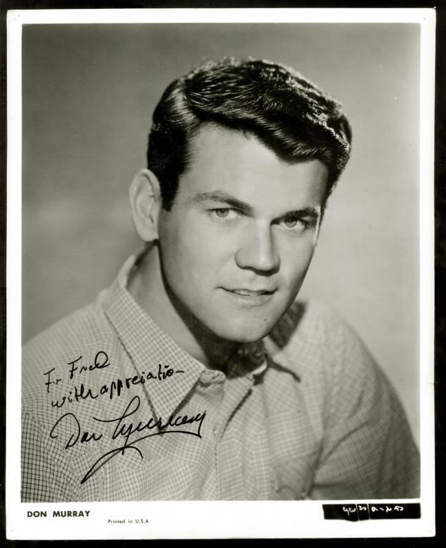 Don Murray (actor) Clickautographs autographs Don Murray