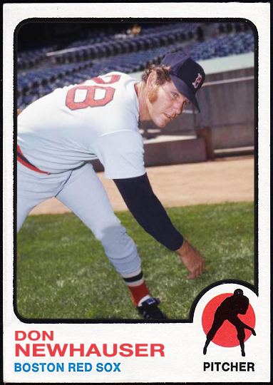 Don Newhauser WHEN TOPPS HAD BASEBALLS MISSING IN ACTION 1973 DON NEWHAUSER