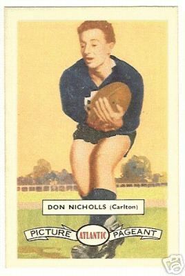 Don Nicholls Blueseum History of the Carlton Football Club Don Nicholls