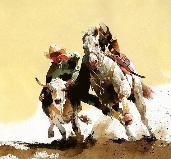 Don Weller (painter) 175 best Cowboy images on Pinterest Cowboys Cattle and Western art