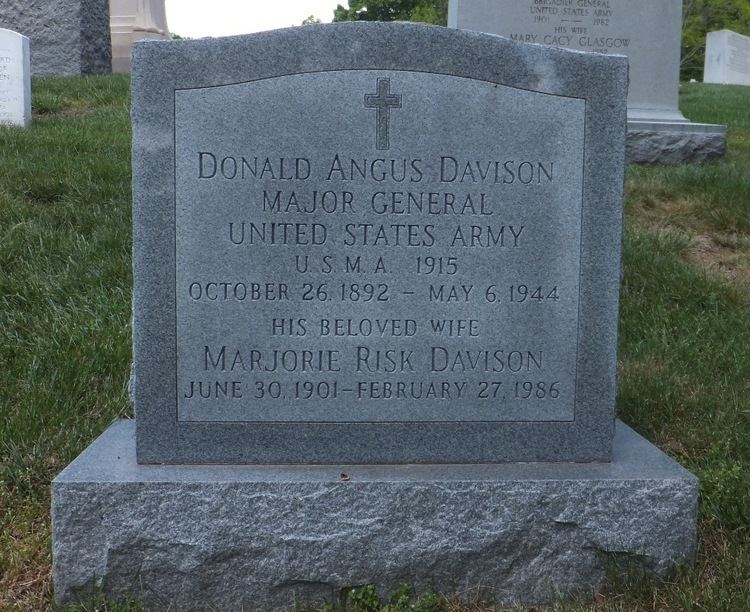Donald Angus Davison MG Donald Angus Davison 1892 1944 Find A Grave Memorial