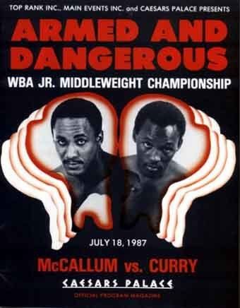 Donald Curry Donald Curry vs Mike McCallum Fan Scorecards EYE ON THE