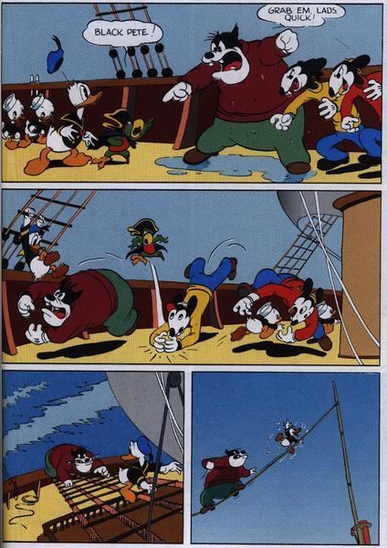Donald Duck Finds Pirate Gold Barks retouched