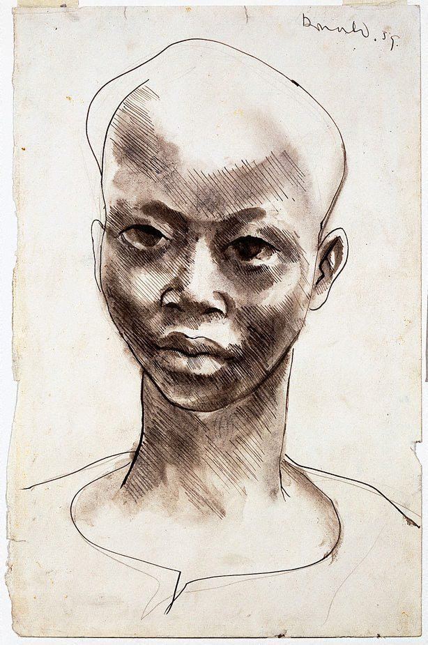 Donald Friend African boy 1939 by Donald Friend The Collection