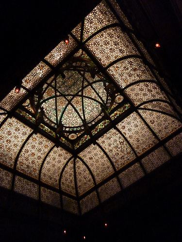 Donald MacDonald (stained glass) Stained Glass Dome Ceiling by Donald MacDonald ca 1860 a