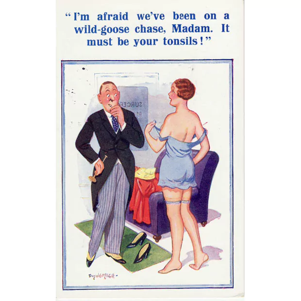 Donald McGill Banned saucy seaside postcards by Donald McGill go on show