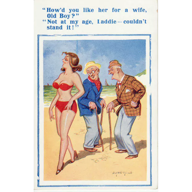 Donald McGill Banned saucy seaside postcards by Donald McGill go on show
