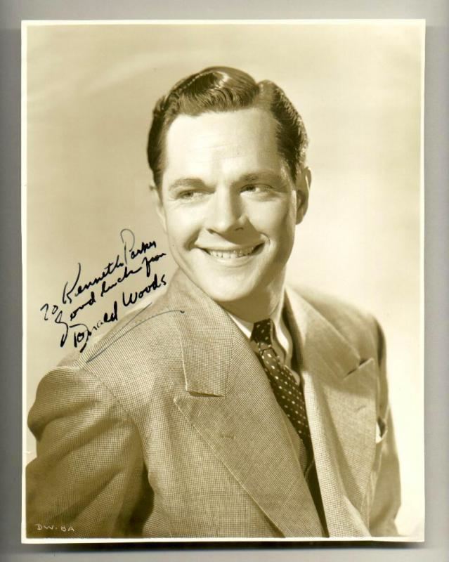 Donald Woods (actor) Clickautographs autographs Donald Woods