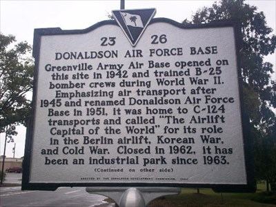 Donaldson Air Force Base Donaldson Air Force Base 23261GreenvilleSC South Carolina