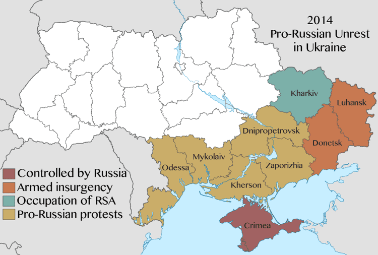 Ukraine – Russia Conflict Map