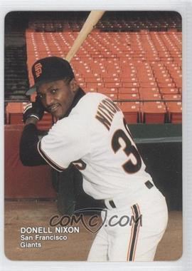 Donell Nixon 1989 Mothers Cookies San Francisco Giants Stadium Giveaway Base