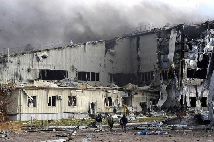 Donetsk International Airport Shelling Continues at Donetsk International Airport NBC News