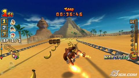 Donkey Kong Barrel Blast DK Barrel Blast Review IGN