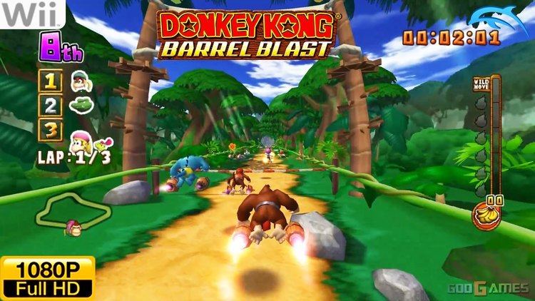 Donkey Kong Barrel Blast Donkey Kong Barrel Blast Wii Gameplay 1080p Dolphin GCWii