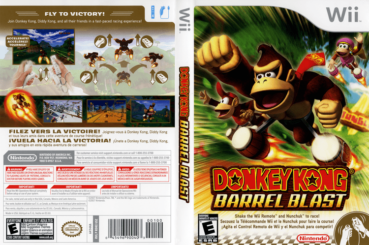 Donkey Kong Barrel Blast Donkey Kong Barrel Blast NTSC