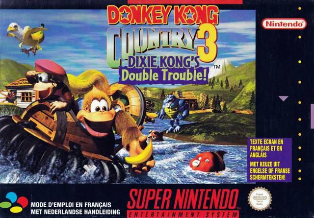 Donkey Kong Country 3: Dixie Kong's Double Trouble! Donkey Kong Country 3 Dixie Kong39s Double Trouble Box Shot for