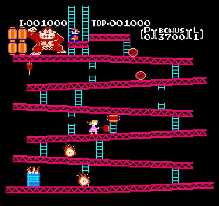 Donkey Kong (video game) Game review Donkey Kong Pauline Edition for Nintendo NES