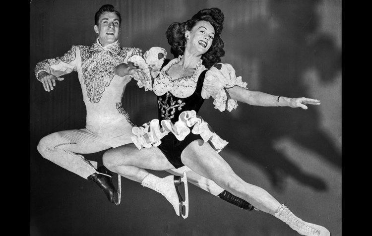Donna Atwood Donna Atwood Bobby Specht Stars of the 1951 Ice Capades