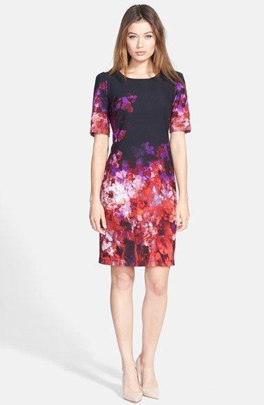 Donna Ricco Donna Ricco Floral Print Shift Dress Dream Style