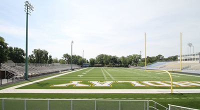 Donnell Stadium The Courier School officials still unhappy with turf at Donnell